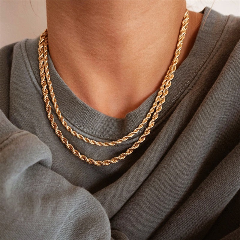 Riza™ | Collier Corde Torsadée