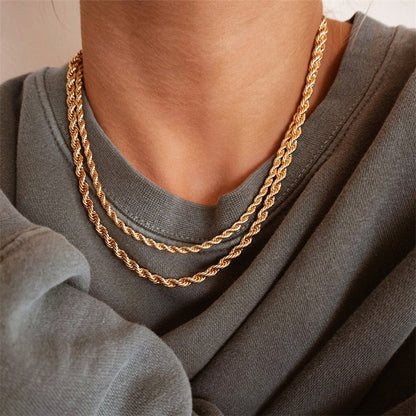 Riza™ | Collier Corde Torsadée