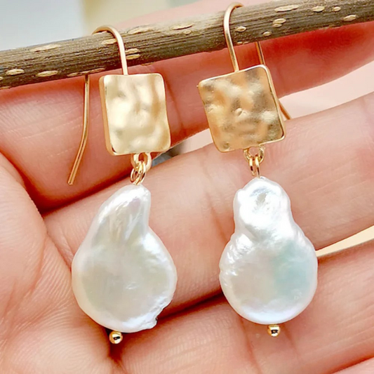 Émilie™ | Boucles perle d’eau douce
