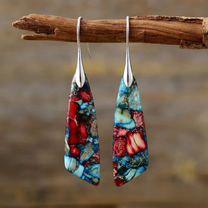 Jade™ | Boucles pierres colorées