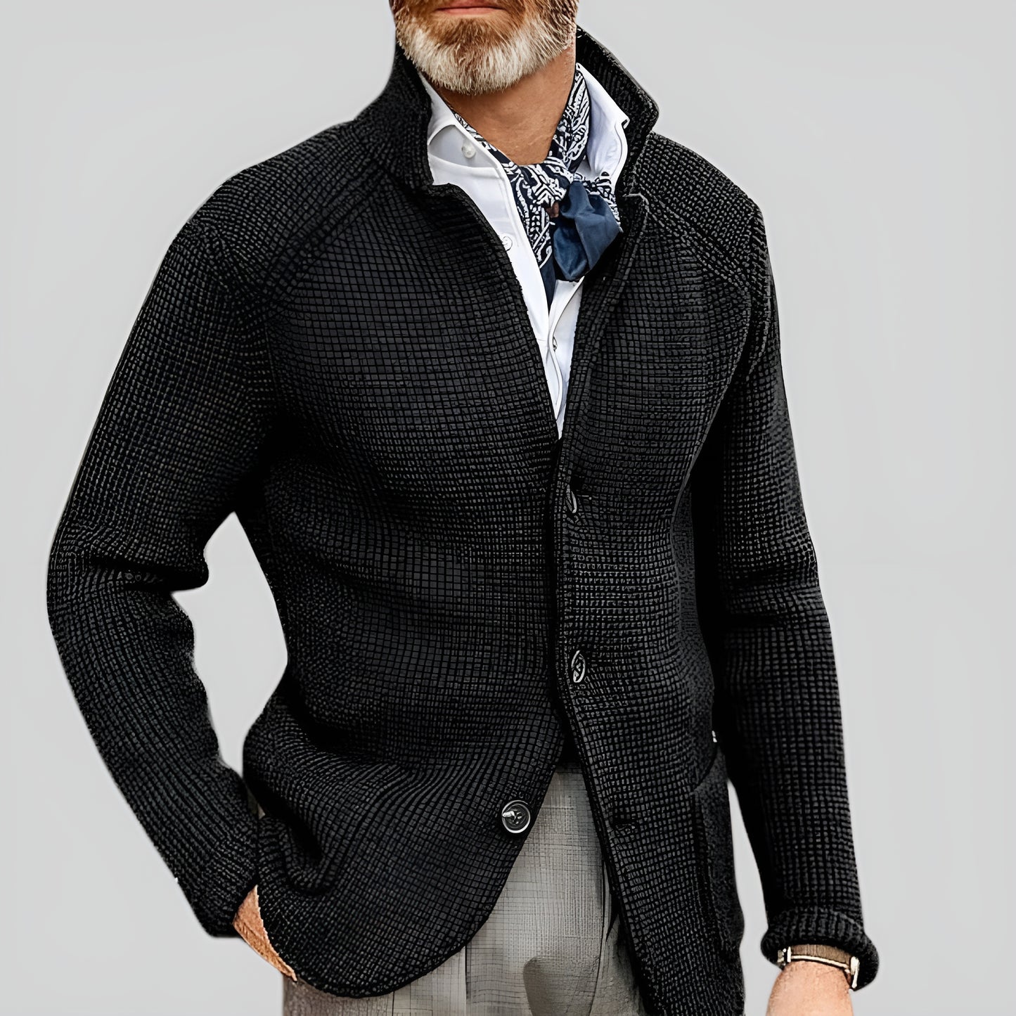 Emanuele™ | Cardigan en Maille avec Boutons