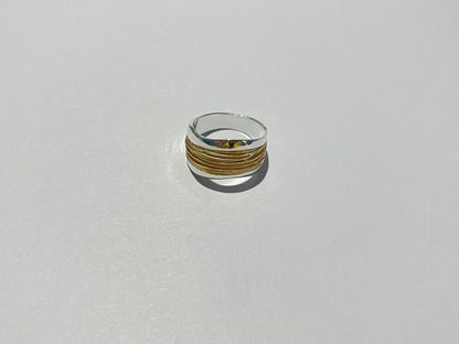 Bague Vintage en Fil Plaqué Or