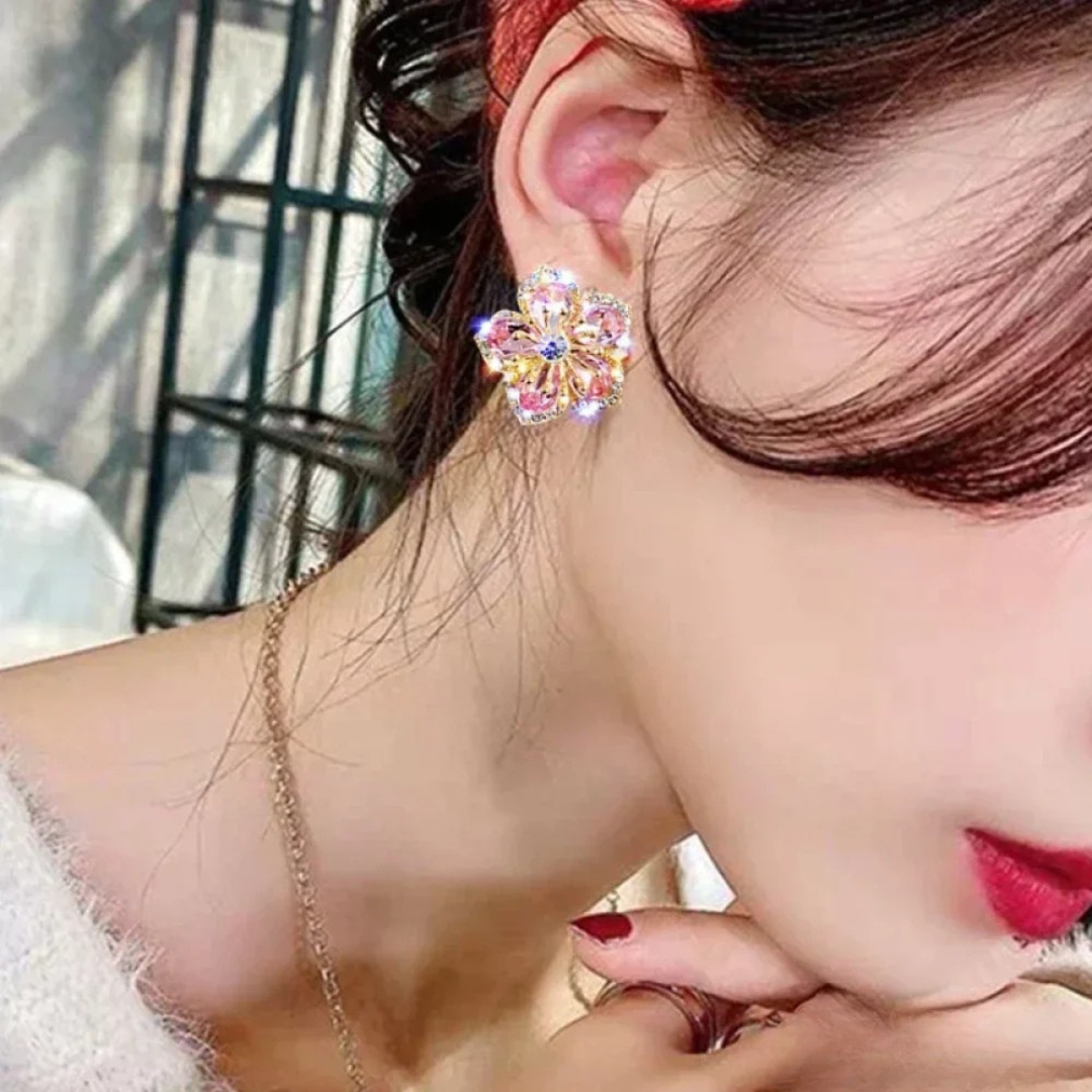 Naëlle™ | Boucles zircon multicolores