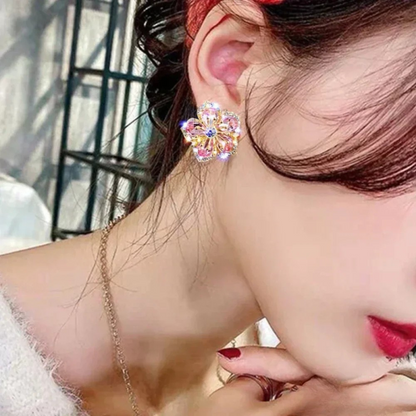 Naëlle™ | Boucles zircon multicolores