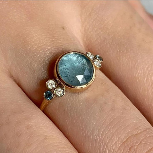 Bague Océan Bleu™ – Éclat & Élégance