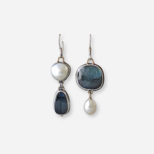 Nora™ | Boucles d’oreilles vintage naturelles
