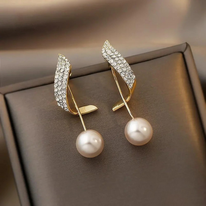 Léna™ | Boucles perle dorées