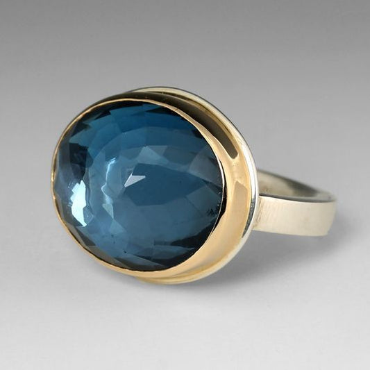 Bague Bleu Céleste™ – Brillance Vintage