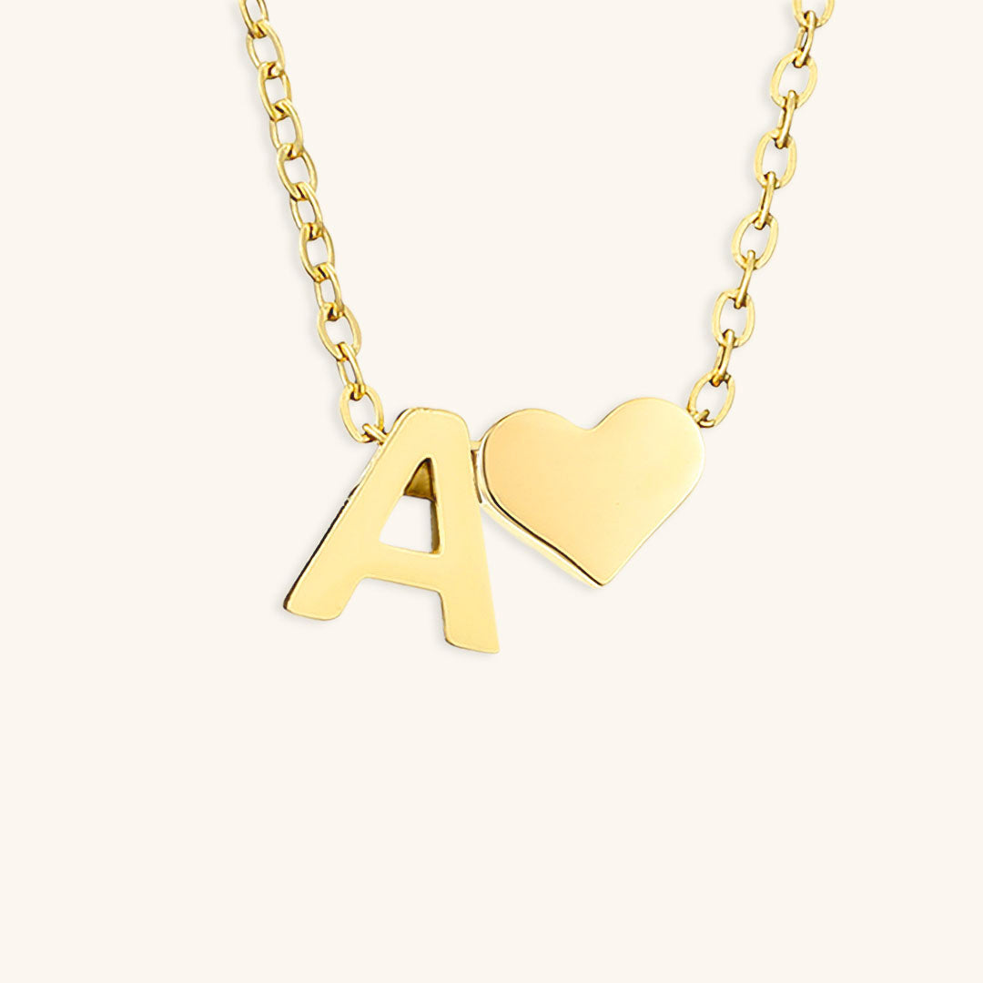 Ria™ | Collana con cuore e iniziali