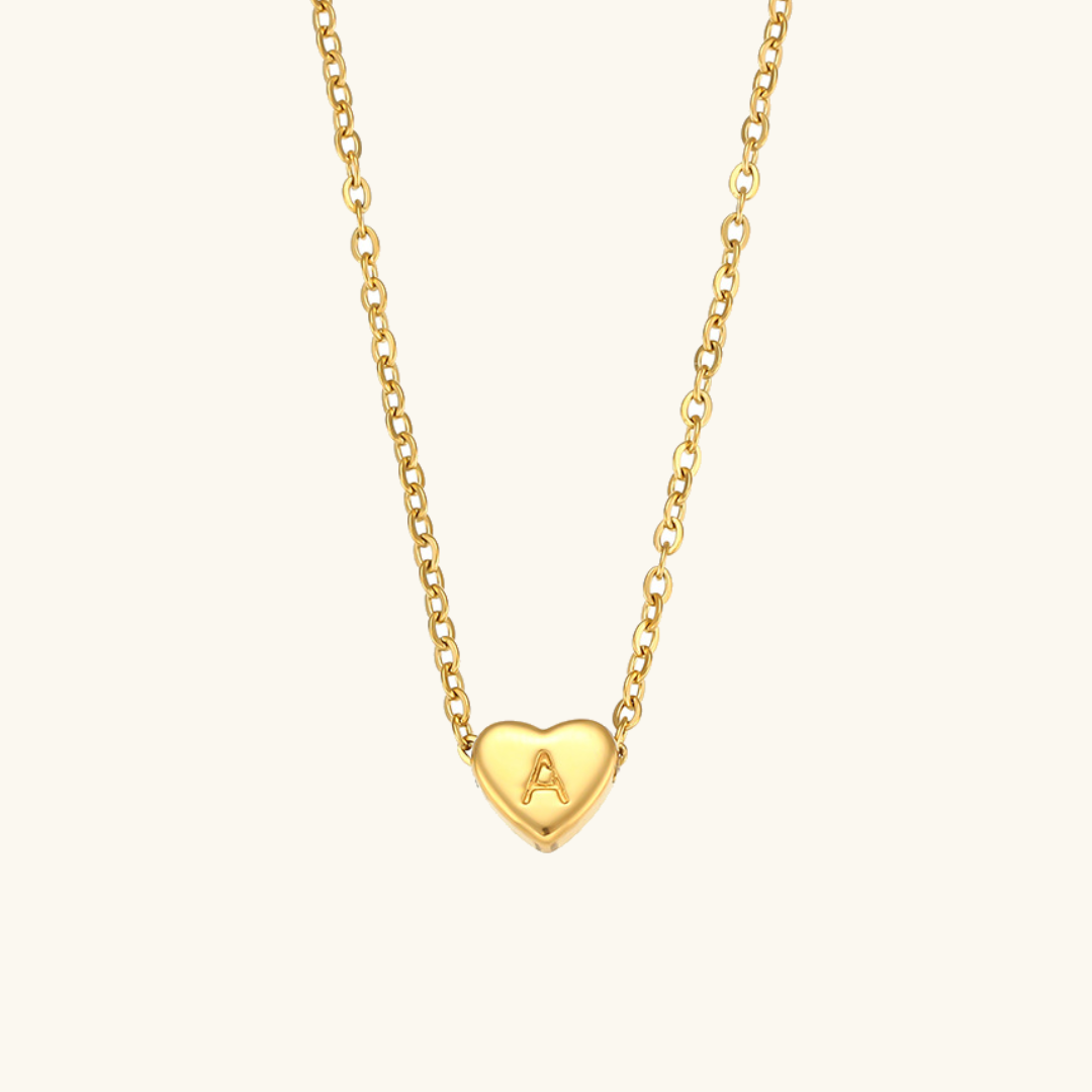 Hart™ | Collier avec Pendentif Cœur et Initiale