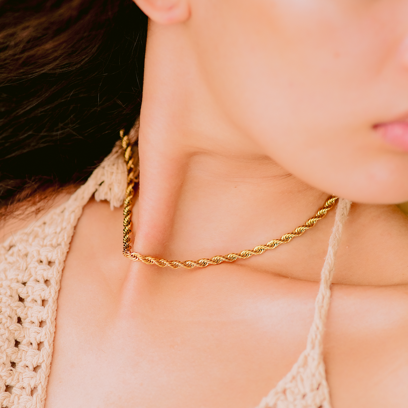 Riza™ | Collier Corde Torsadée