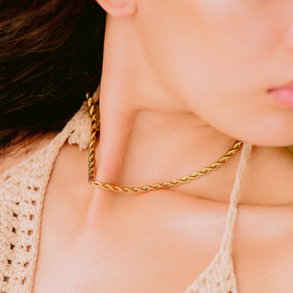 Riza™ | Collier Corde Torsadée