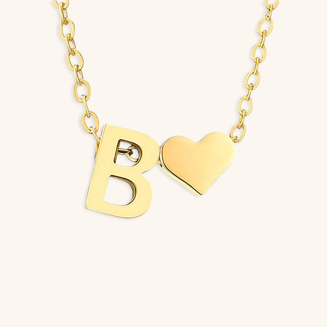 Ria™ | Collana con cuore e iniziali