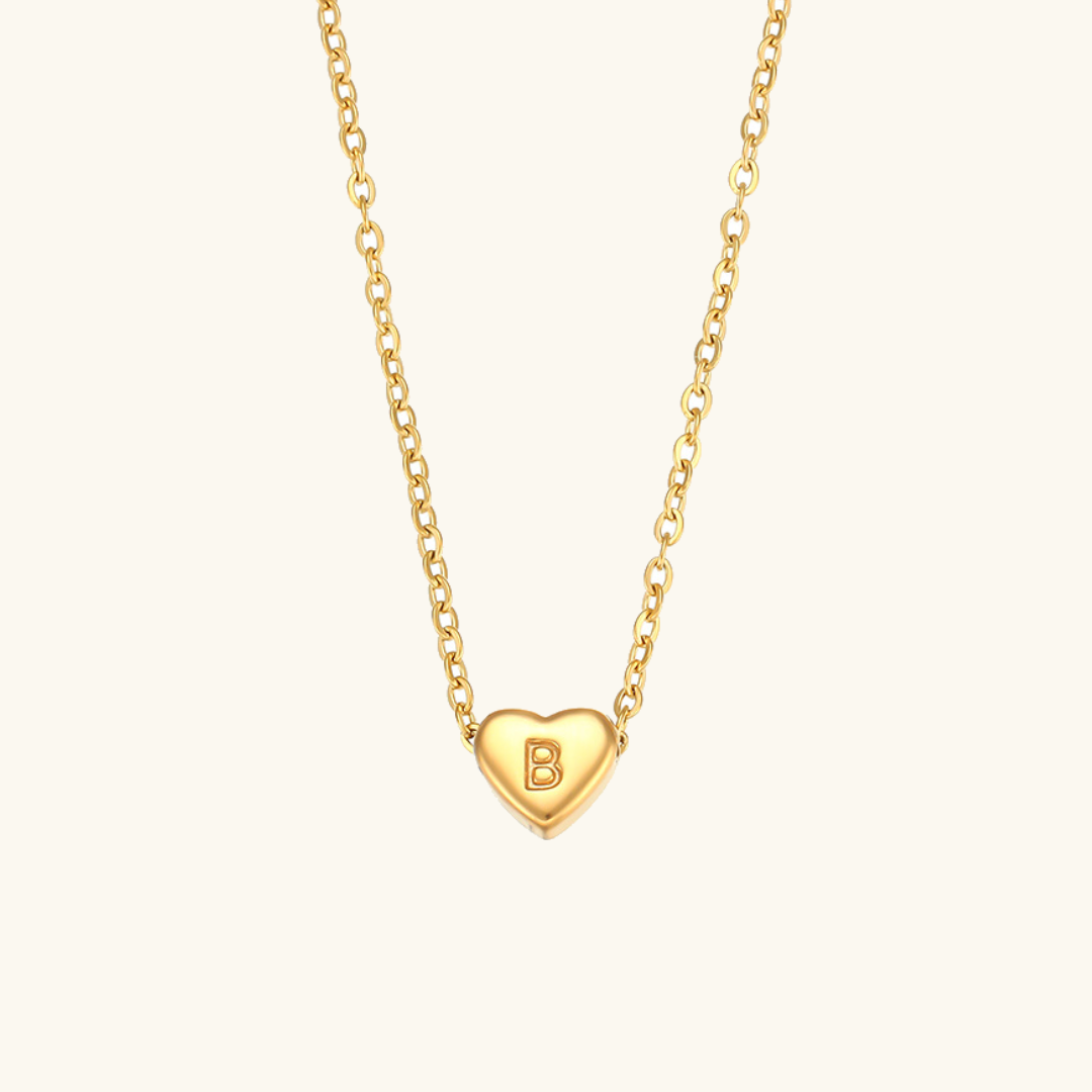 Hart™ | Collier avec Pendentif Cœur et Initiale