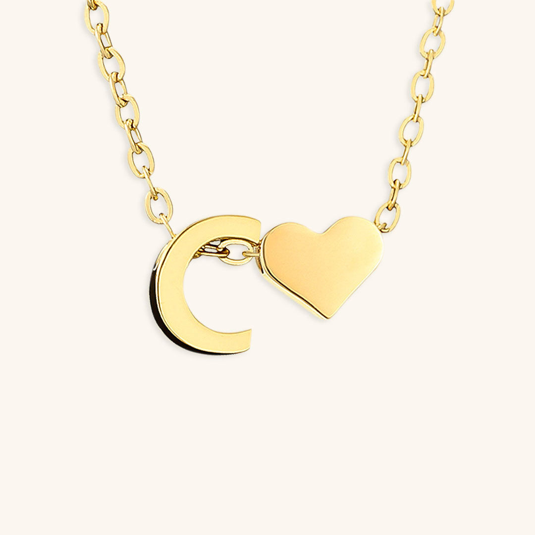Ria™ | Collana con cuore e iniziali