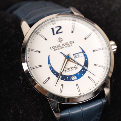 Montre Élégante avec Phases Lunaires