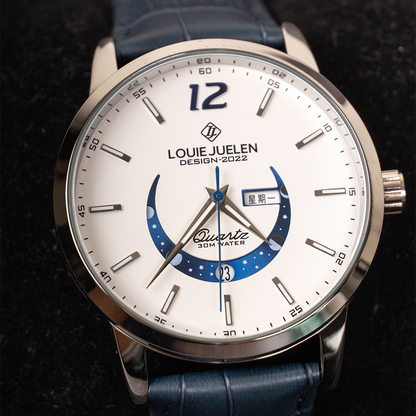Montre Élégante avec Phases Lunaires