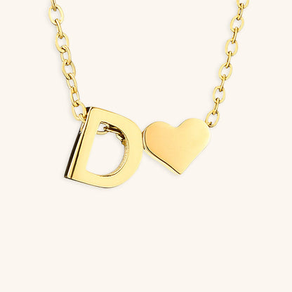 Ria™ | Collana con cuore e iniziali