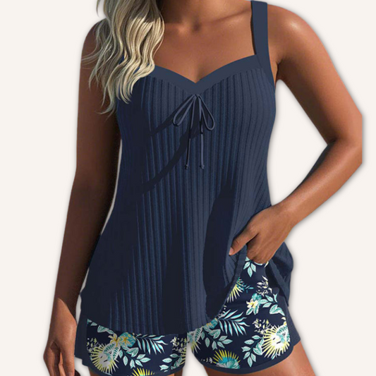 Clara | Ensemble Tankini à motifs floraux