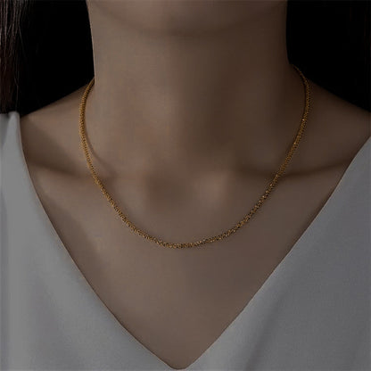 Audrey™ | Collier Maille Dorée