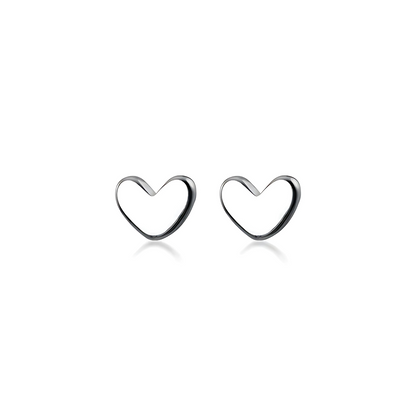 LILY™ | Boucles d’Oreilles Clous Cœurs