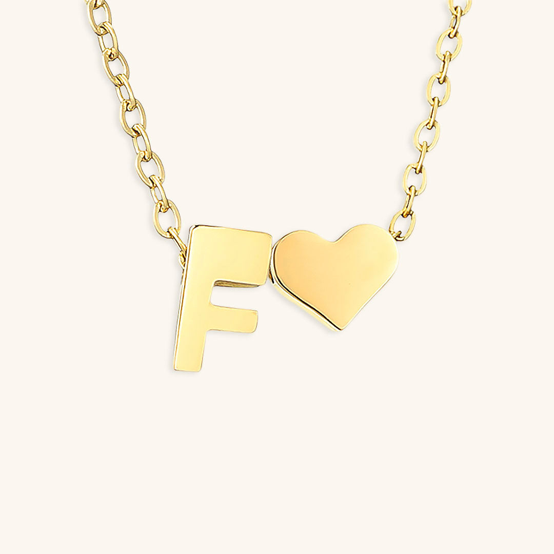 Ria™ | Collana con cuore e iniziali