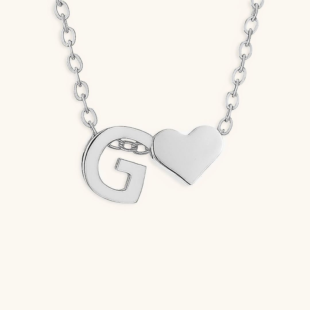 Ria™ | Collana con cuore e iniziali