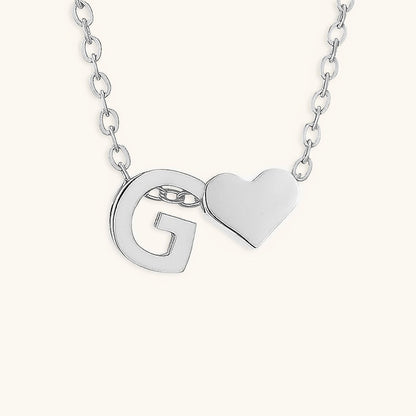 Ria™ | Collana con cuore e iniziali