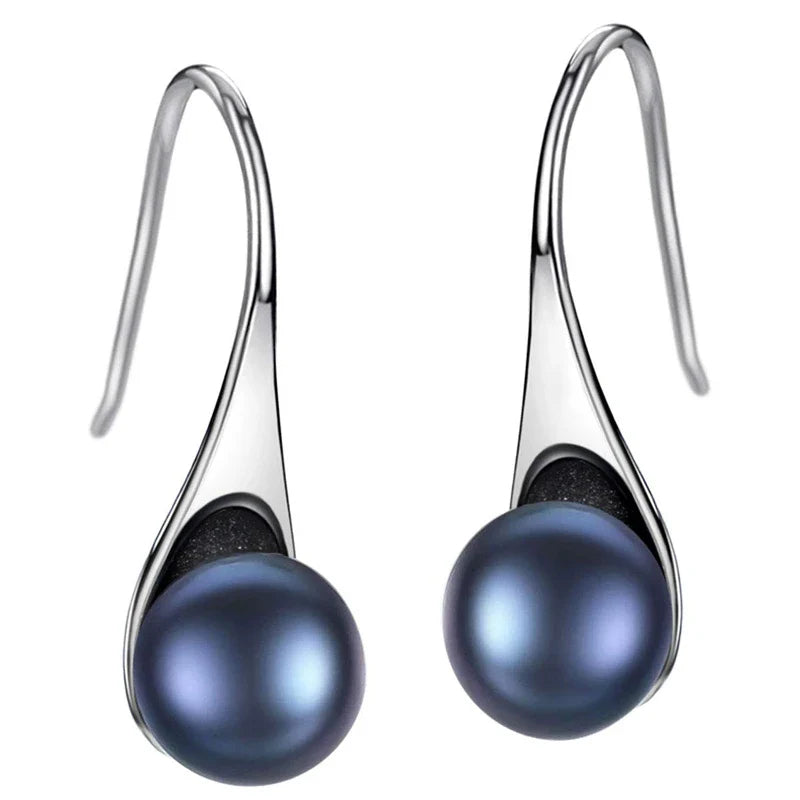 Éloïse™ | Boucles d’oreilles pendantes classiques avec perle