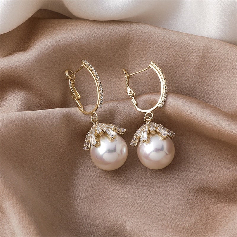 Malia™ | Boucles pendantes avec perle