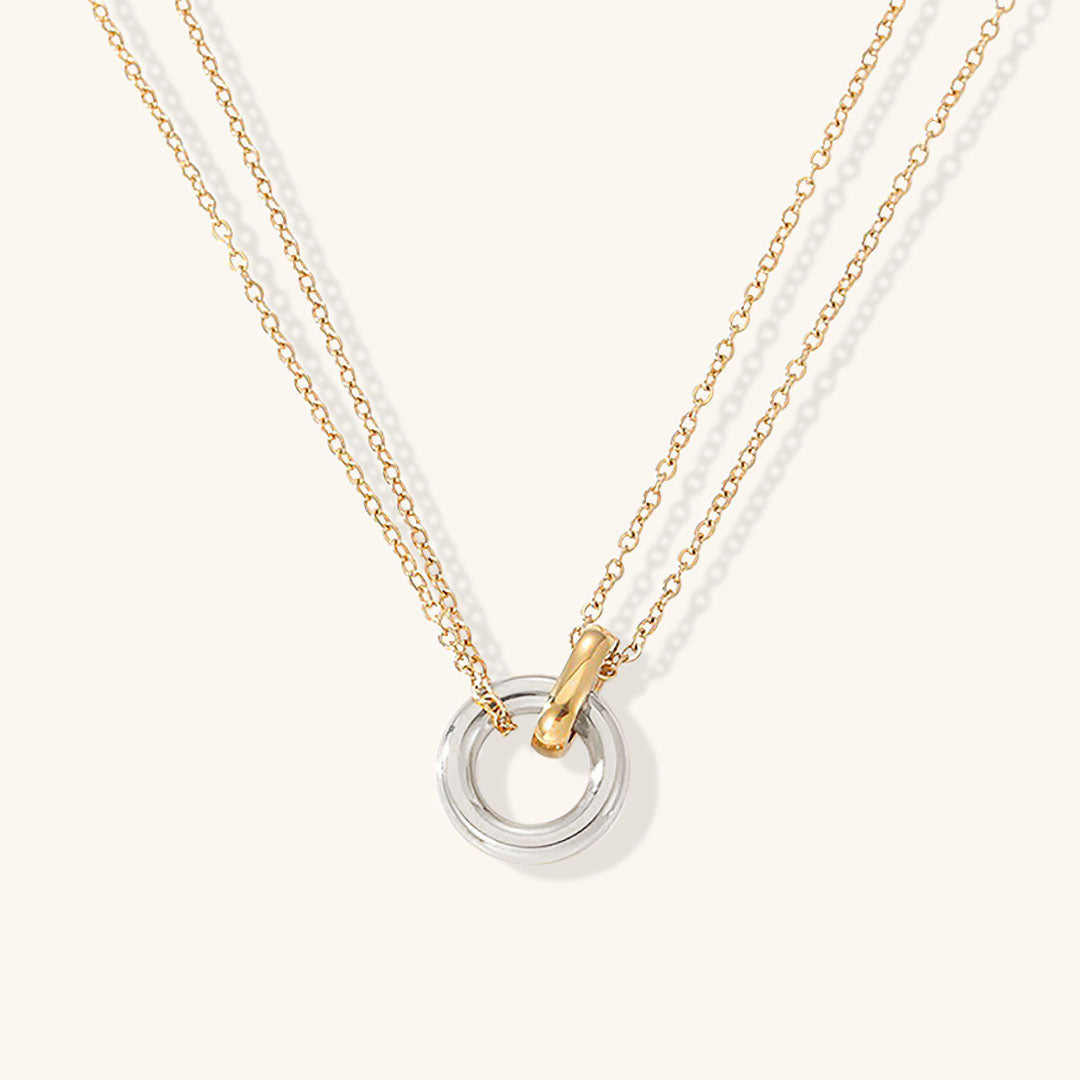 Rose™ | Collier Doré avec Anneau