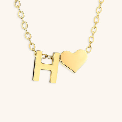 Ria™ | Collana con cuore e iniziali
