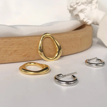 AVA™ | Boucles d’Oreilles Clous Bicolores