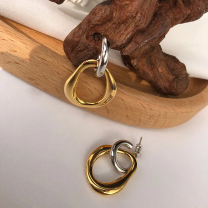 AVA™ | Boucles d’Oreilles Clous Bicolores