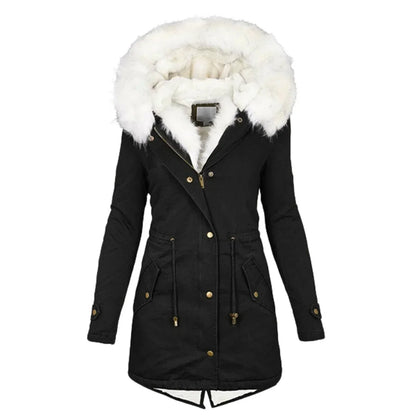 Giulia - Manteau d'hiver avec doublure en fausse fourrure