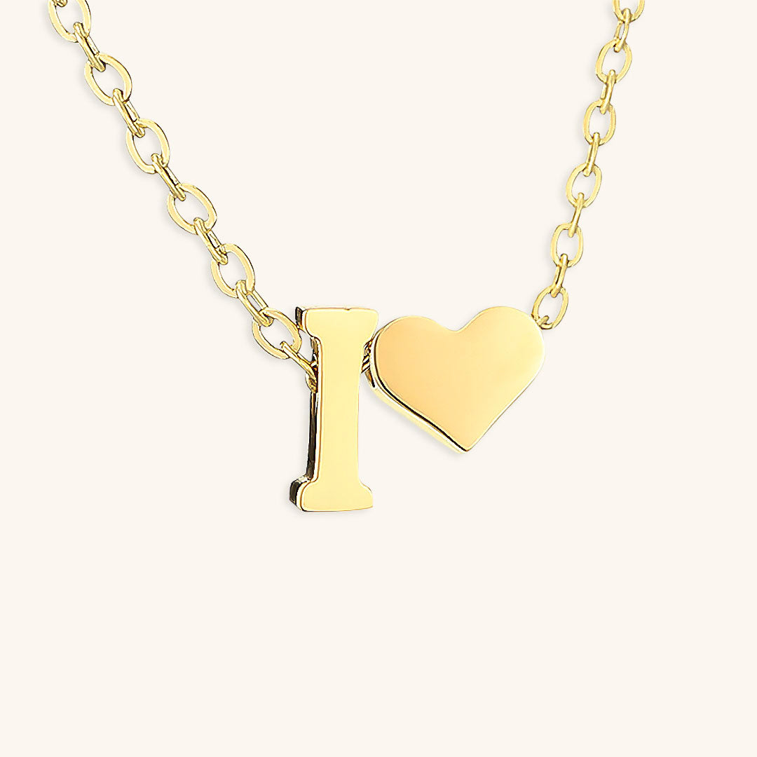 Ria™ | Collana con cuore e iniziali