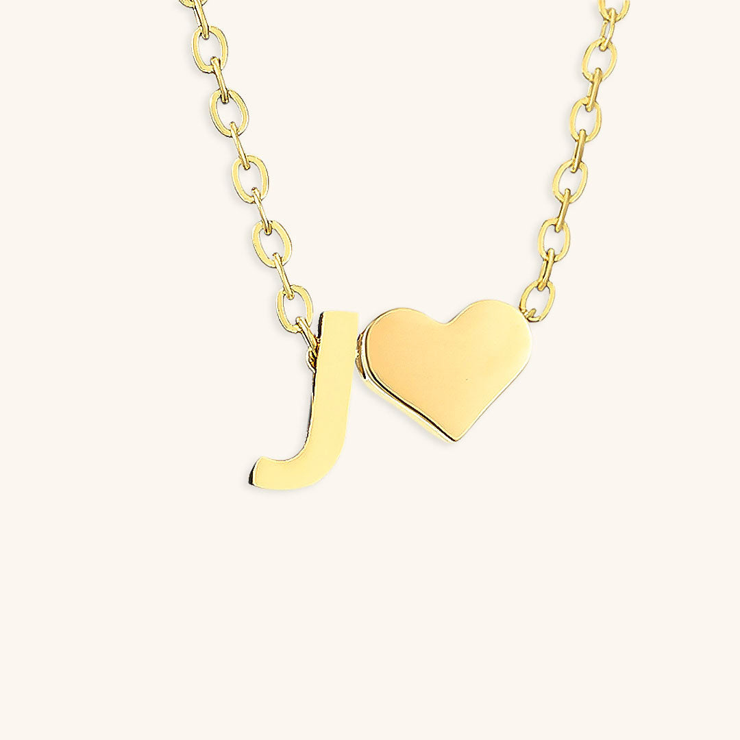 Ria™ | Collana con cuore e iniziali