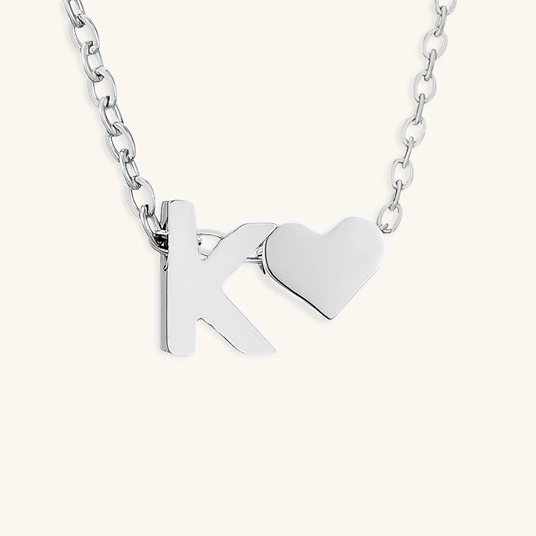 Ria™ | Collana con cuore e iniziali