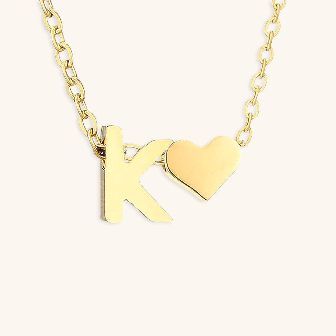 Ria™ | Collana con cuore e iniziali