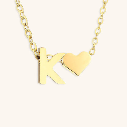 Ria™ | Collana con cuore e iniziali