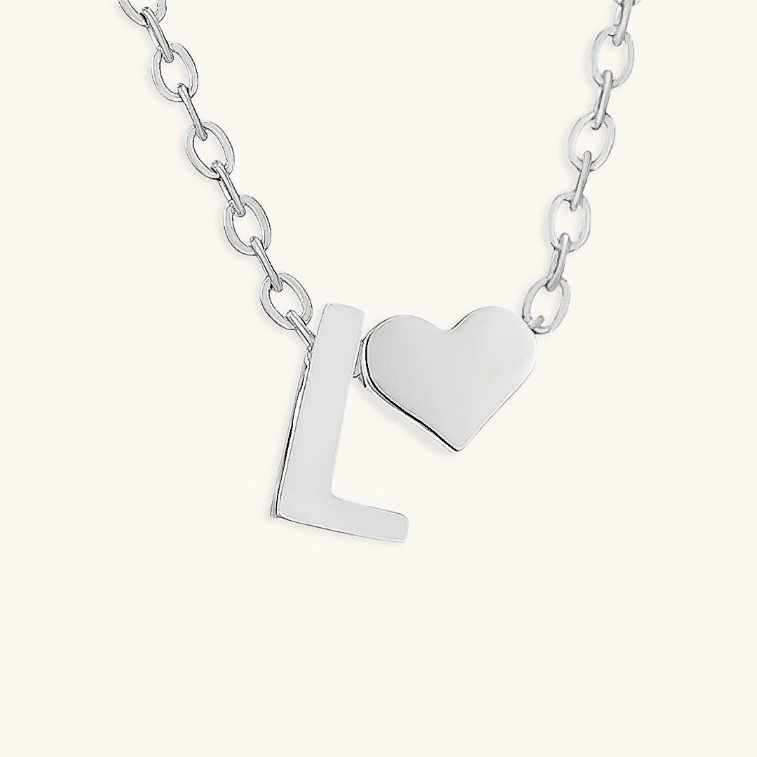 Ria™ | Collana con cuore e iniziali