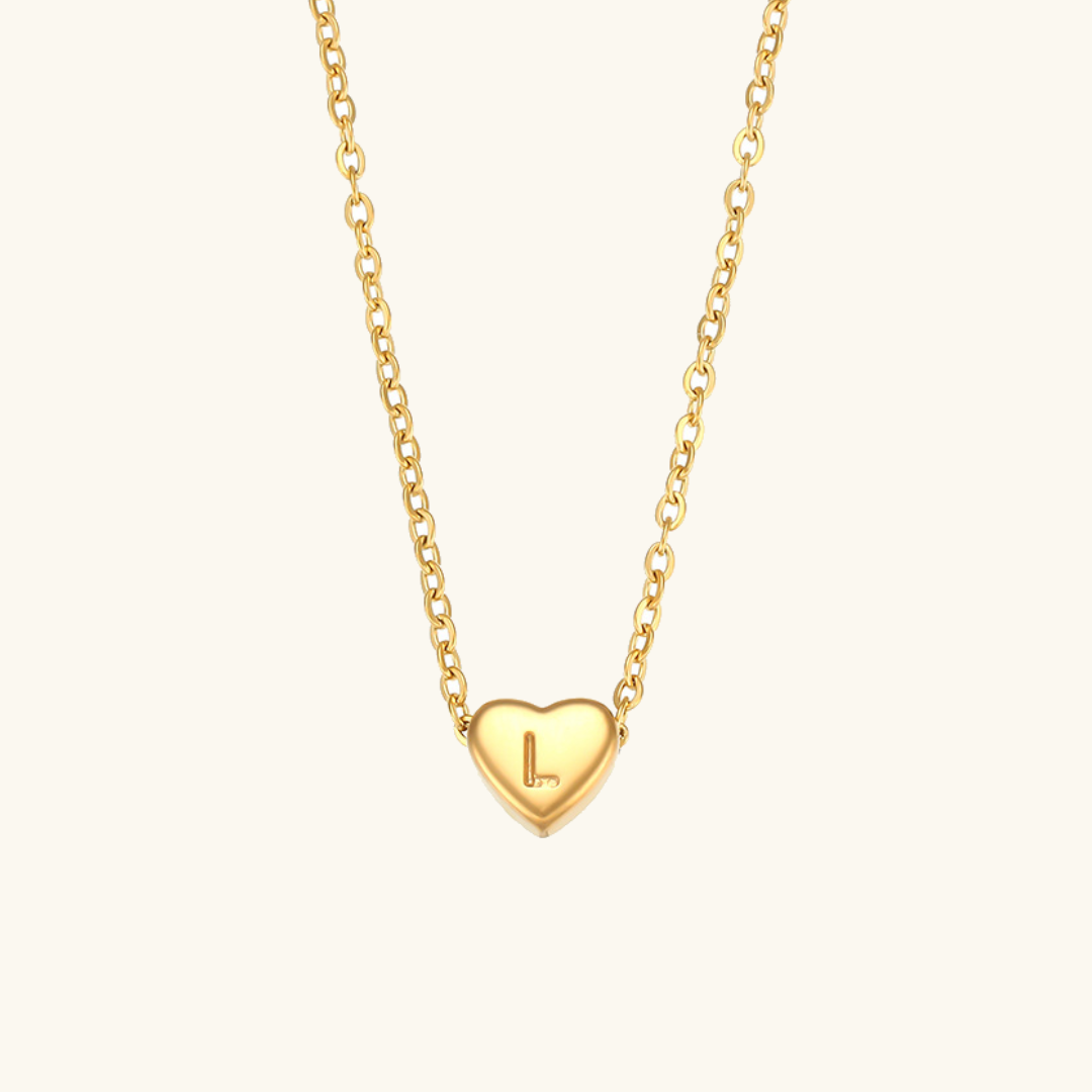 Hart™ | Collier avec Pendentif Cœur et Initiale