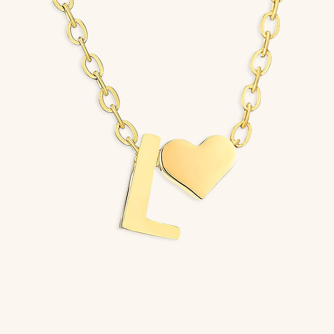 Ria™ | Collana con cuore e iniziali