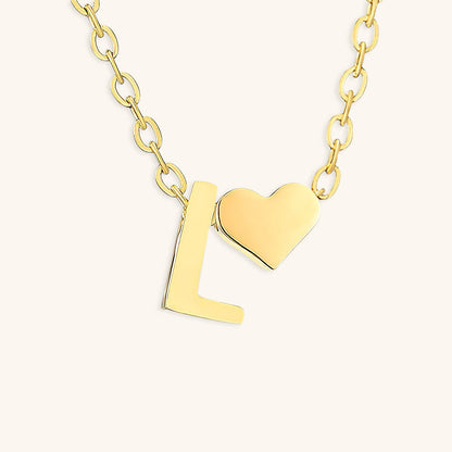 Ria™ | Collana con cuore e iniziali