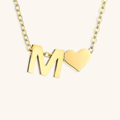Ria™ | Collana con cuore e iniziali