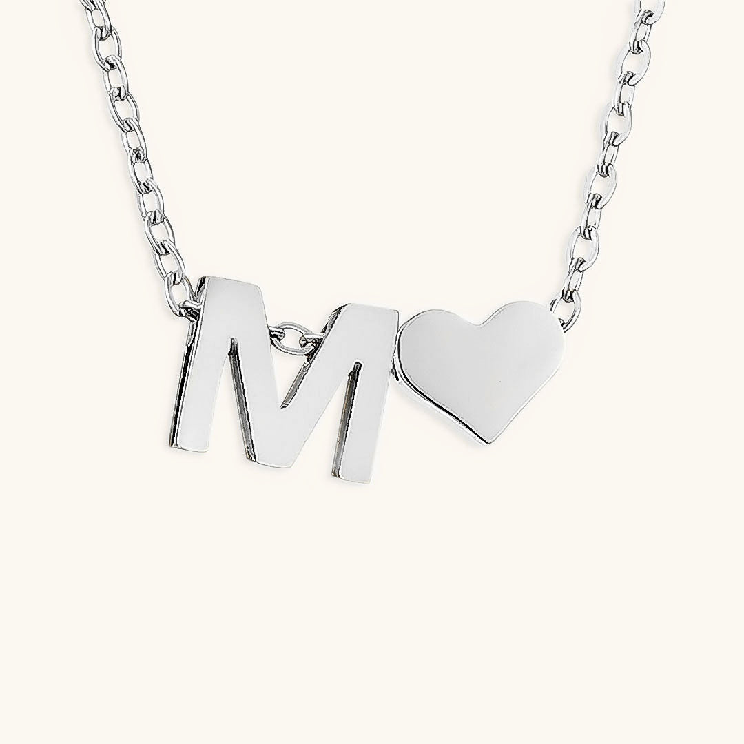 Ria™ | Collana con cuore e iniziali