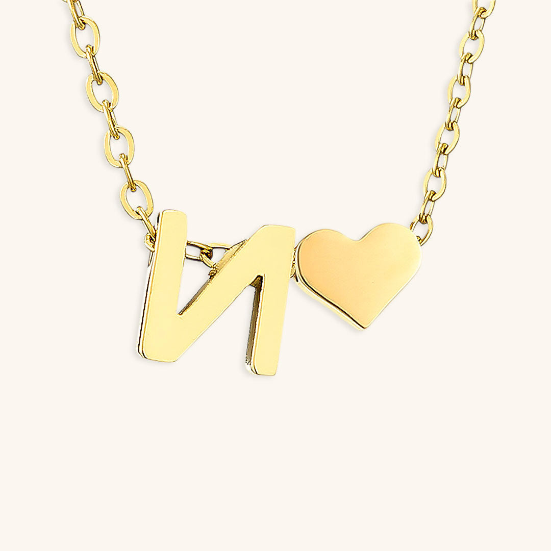 Ria™ | Collana con cuore e iniziali