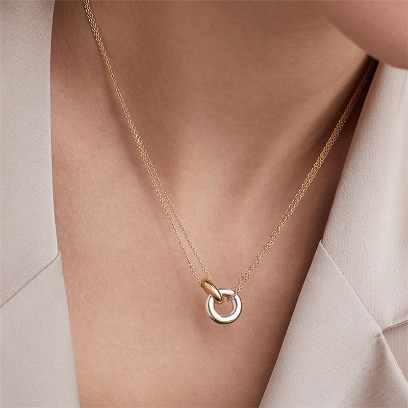 Rose™ | Collier Doré avec Anneau