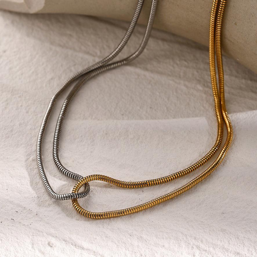 Talia™ | Collier Bicolore