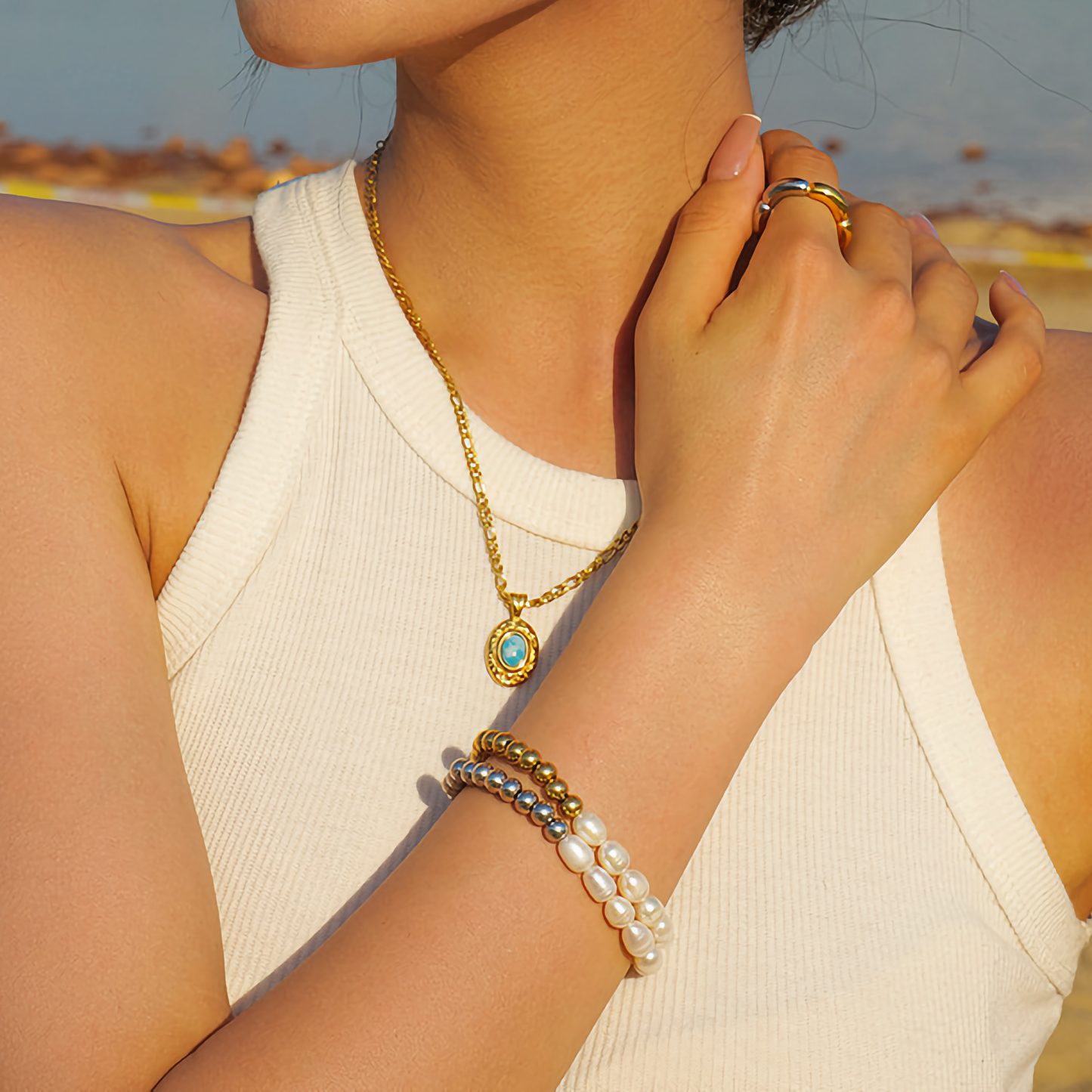 Margaux™ | Bracelet perlé classique